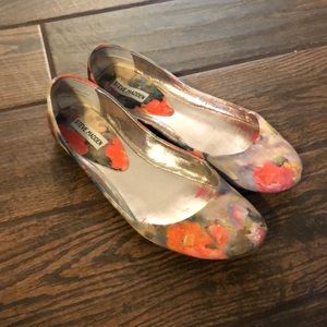 Steve Madden floral flats